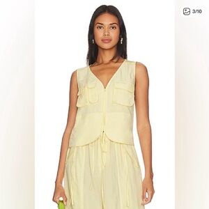 LPA ‘Sojinita” Baby Yellow Cargo Pants